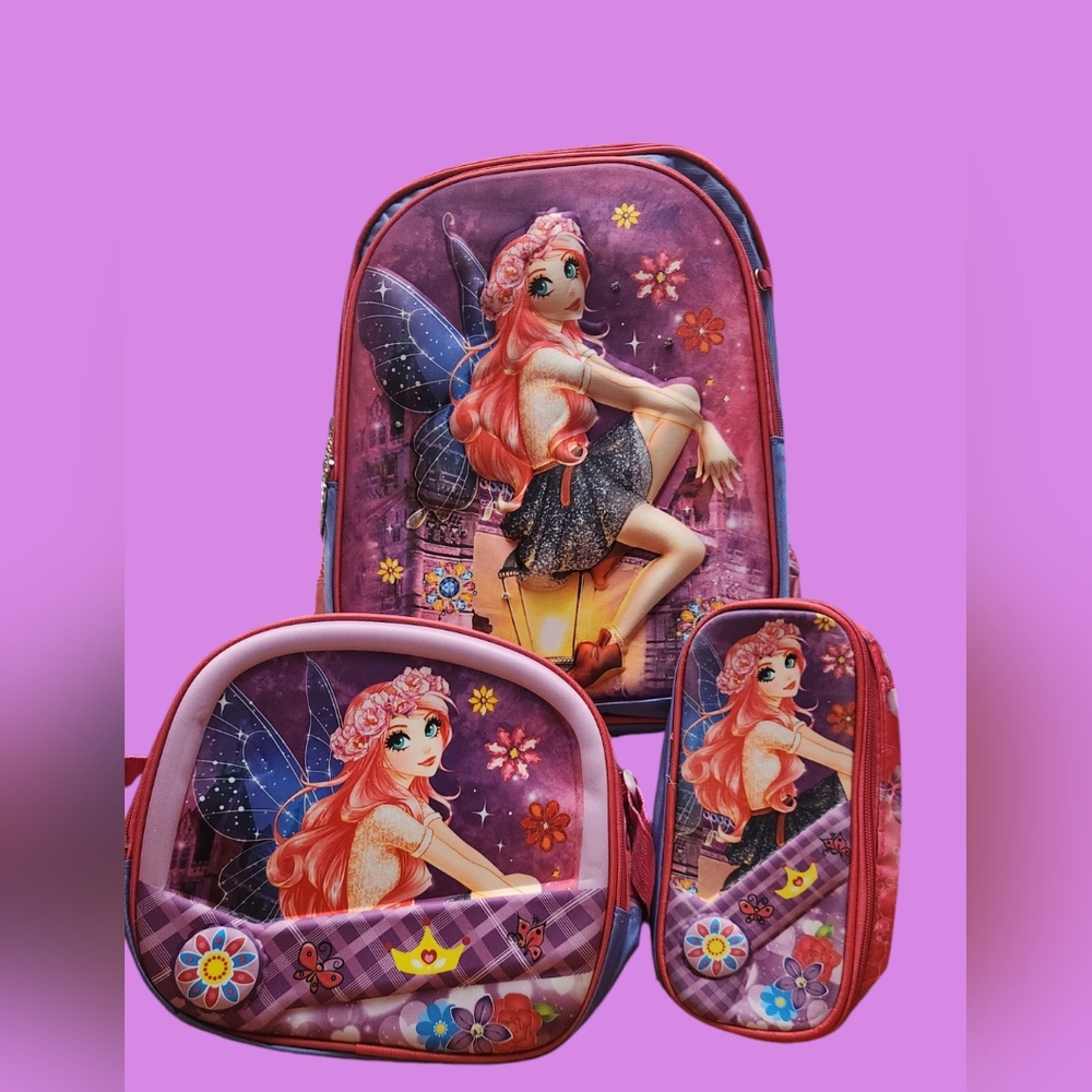 Kids backpack Fairy set